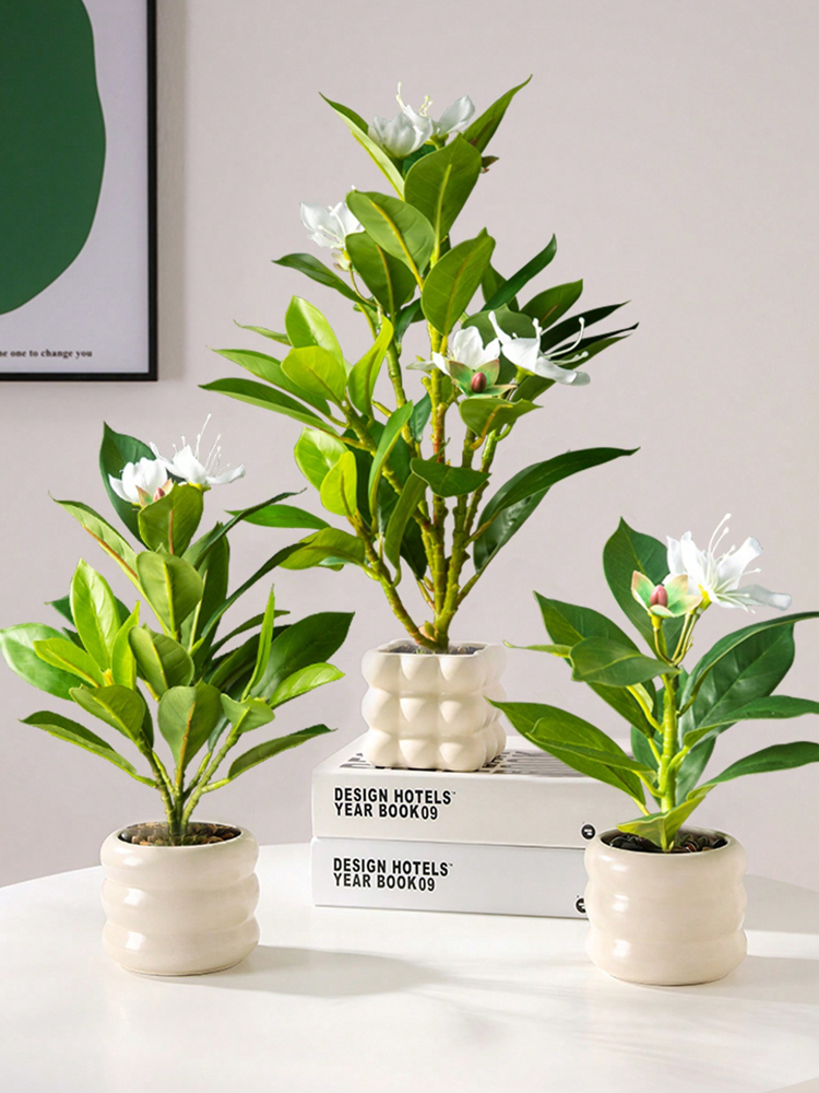 Tanaman azalea buatan 21-40cm  - Rubber Plant Ficus ulasan dan harga