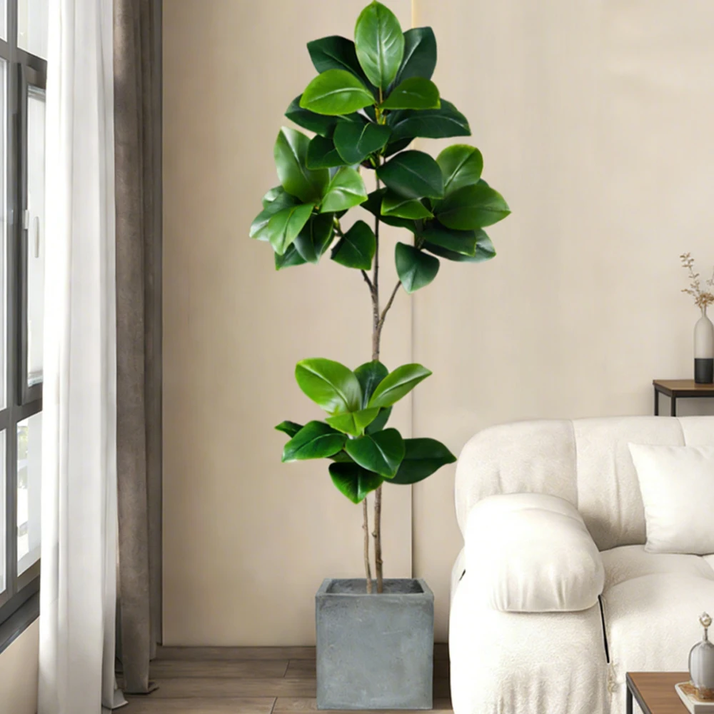 Pohon Karet Buatan 2-4.5 Kaki, - Rubber Plant Ficus ulasan dan harga