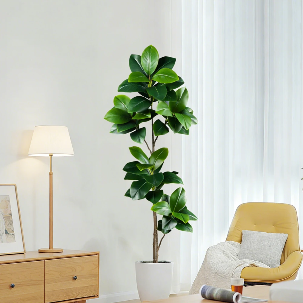Pohon Karet Buatan 2-4.5 Kaki, - Rubber Plant Ficus ulasan dan harga
